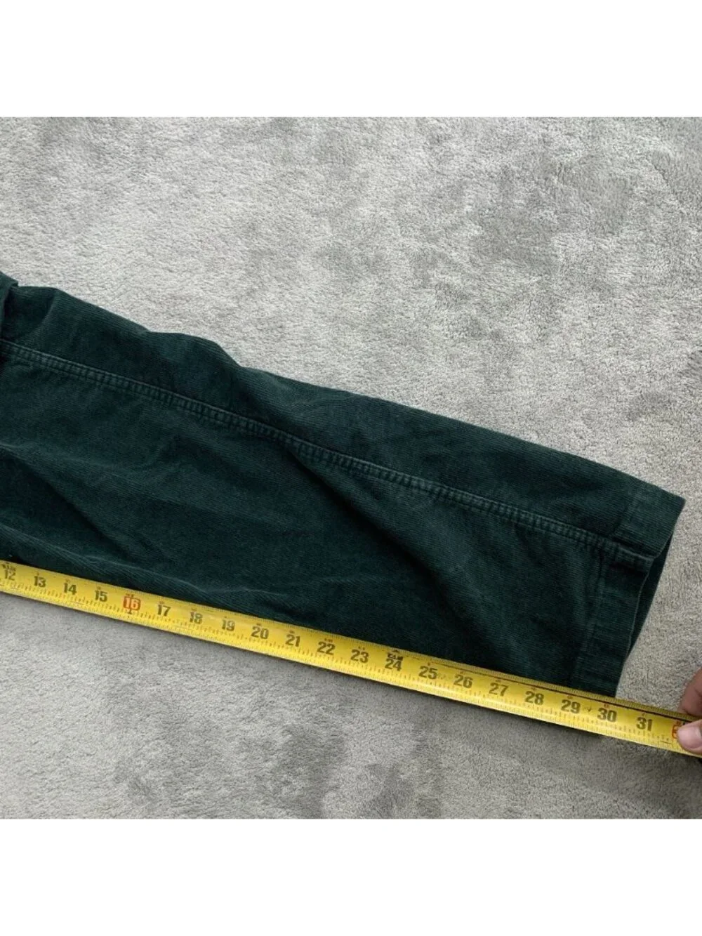 Levis XX Cargo Taper Pants Mens 32x30” Forest Green Corduroy Utility Workwear